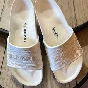 Birkenstock fun white shoe rubber Material 🌸🌸🌸
